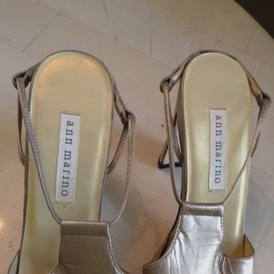 Champagne heels will slight mauve tint.